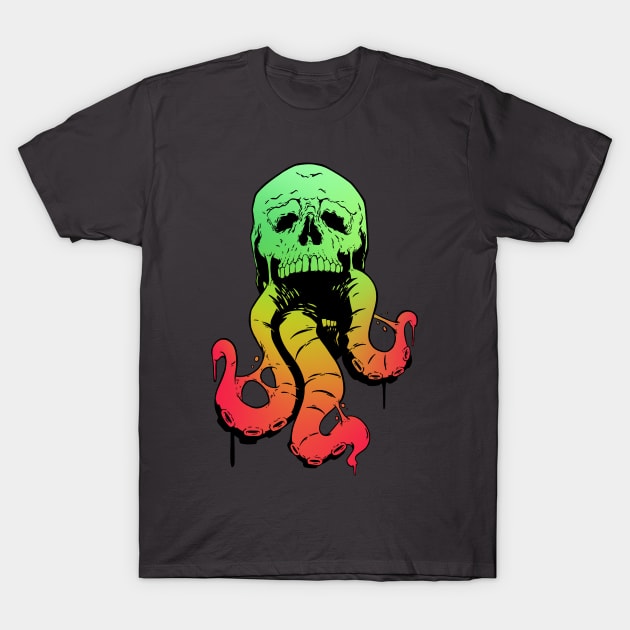 Possessed skull T-Shirt by Art of Andy W